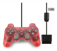 Trådbunden anslutning Gamepad Dubbel Vibration Game Controller Kompatibel för Ps2 för bärbar joystick kontrollkonsol