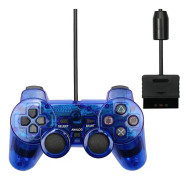 Trådbunden handkontroll för PS2 Shock Remote för PlayStation 2-konsol Controle för Sony PS1/PS2 Joypad Gamepad Mando för barn