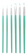 ZHUTING Pearl Rod Nylon Wool Chalk Set(6 PCS/Set Bamboo Green)