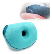 Multifunctional Dual Comfort Memory Foam Seat Hip Lift Seat Beautiful Butt Latex Cushion(Blue)