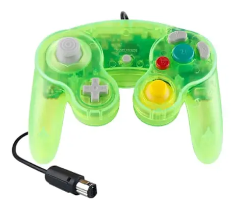 Kontroll Gamepads Joystick för Nintendo Gamecube Transparent Shell
