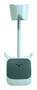 Hands Free Fixed Air Duct Wall Mount Hair Dryer Bracket(Light Green)