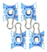 4-pack blå fönsterhissregulator för Volvo 740 940 960 S80 Xc70 Xc90 V70 S60
