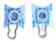 4-pack blå fönsterhissregulator för Volvo 740 940 960 S80 Xc70 Xc90 V70 S60