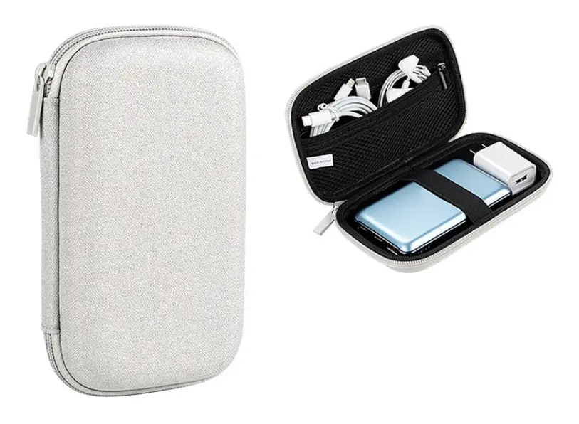 YK03 Multifunctional EVA Hard Shell Shockproof and Anti-drop Digital Storage Bag Gray