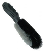 hjulborste 27 cm plast svart / grå