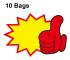 WM-12 10bags 18x14cm Explosion Sticker Product Price Tag Supermarket Price Label