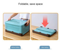 Foldable Book Box Plastic Storage Box, Color: M Banana Yellow