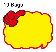 XD-047 10bags 18x14cm Explosion Sticker Product Price Tag Supermarket Price Label