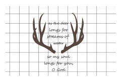 Household Cloth Dust-proof Cover for Television, Size:52 inch(Antlers)