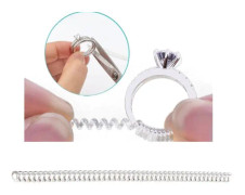 5mm 10cm Ring Size Tightener Reducer Resizing Tools Ring Spiral Adjuster for Male