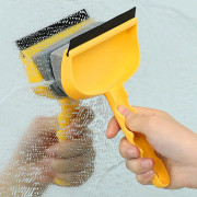 2 in 1 Wiper Glass Cleaning Brush(Yellow)