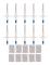 10 Pack Djurfamilj Mikrochip RFID Identifier Implant Kit ISO11784 11785 Standard 2.12x12mm
