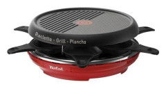 TEFAL Colormania Röd raclettegrill 850W - 6 personer - Non-stick tallrik - Thermo-Spot-indikator