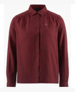 Klättermusen Helheim Ls Shirt W'S Tawny Red