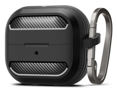 Spigen Samsung Galaxy Buds 3 / 3 Pro Skal Rugged Armor Matt Svart