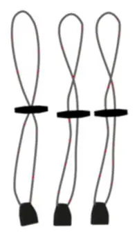 Klättermusen Elastic Gear Straps- 3 Pcs