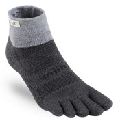 INJINJI TRAIL MIDWEIGHT CREW MID Granite, tåstrumpor vandring