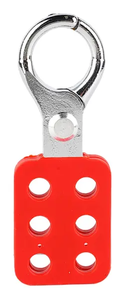 Säkerhetslås i aluminium med 6 hål för lockout-tagout