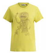 Lundhags Järpen Printed T-Shirt W Pale Lemon