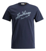 Lundhags Järpen Logo T-Shirt M Deep Blue