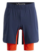 Swix Pace Hybrid Shorts M Dark Navy / Lava