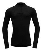 Devold Lauparen Merino 190Zip Neck Man Black