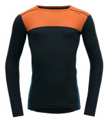 Devold Lauparen Merino 190Shirt Man Flame/Ink/Flood