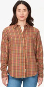 Marmot Wm's Fairfax Lt Weight Novelty Flannel Grapefruit