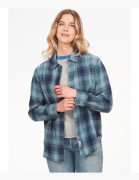 Marmot Wm's Fairfax Lt Weight Novelty Flannel Arctic Navy