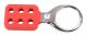 Säkerhetslåsning Hasp 6 hål Isolerande Bärbar Hög Hållfasthet Tagout Hasp Röd Nylon Låsning för Industri