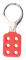 Säkerhetslåsning Hasp 6 hål Isolerande Bärbar Hög Hållfasthet Tagout Hasp Röd Nylon Låsning för Industri