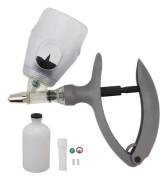 Justerbar kontinuerlig automatisk veterinärspruta för boskap, get, gris, ko 0,1~2 ml