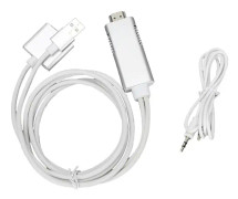 Spegling Adapter Kabel USB Hona till HD Multimedia Interface Hane HD Spegling Kabel för Android Svart