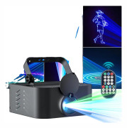 RGB Laser Scenljus, 3D-animations effekter, DMX-kontroll