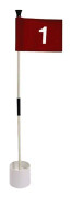 1 set golfmålflagga golfträningsflagga kit golfbana målflagga golfmålflagga 5.30