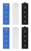 6 st Elastiska Midjevidgare Justerbara Knappförlängare för Jeansbyxor Byxor (6PCS-A)
