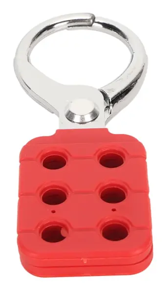 Låsning Hasp 6 Hål Aluminiumlegering Industriell Säkerhetslås Hänglås Gnistresistent Tag Out Hasp