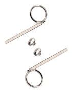 1/2/3/5 Professionell Trumpet 3:e Ventilslid Rostfri Finger Pull Ring Slitstark Dragningskrok Underhållsreparationsverktyg 1PCS