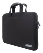 15.6 inch Portable Air Permeable Handheld Sleeve Bag for Laptops, Size: 41.5x30.0x3.5cm(Black)