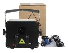 Disco Scenljus, 3W DMX-kontroll, Full Färgblandning,3W RGB, EU-kontakt
