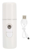 Nano Mist Sprayer Djup Hydrering Bärbar USB Ansiktsångande Hudvårdsfuktare(Vit )
