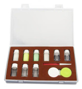 Klockreparation Fluorescerande Pulver 4 Färger Multifunktionellt Ljuspulver Kit med Bricka Penna