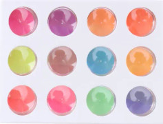 Nagelkonst Luminous Pulver Kroppsmålning Ljus Fluorescerande Pulver Dekoration 1g x 12 Låda
