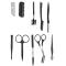 10 st Ögonbryns Grooming Kit Sax Kam Pincett Rakhyvel Set