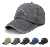 YouGa Baseball Cap Mens - Peak Embroidery Baseball Hats, Classic Washed Relxed Cap Vintage Dad Cap Trucker Caps Adjustable Breathable Summer Sun Hat