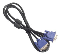 VGA-kabel, 1,5 m Svart