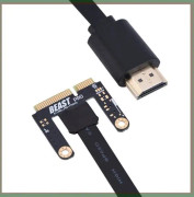 HURRISE EXP GDC Beast HDMI till Mini PCI-E Adapter - 70cm