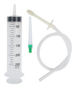 Unisex Enema Spruta Anal Rengöring Spruta Duschsats med Slang Tillbehör 250ML