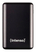 Intenso - Strömförsörjningsbank - 10000 mAh - 20 Watt - 3 A - PD, QC 3.0 - 2 utdatakontakter (USB typ A, 24 pin USB-C) - på kabel: USB-C - antracit